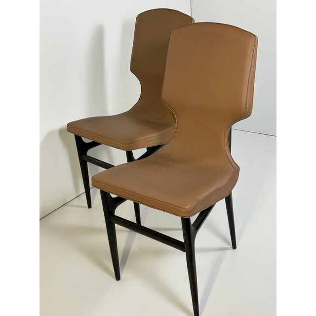 Vintage Chairs, 1950s, Set of 2, in Very Good conditions. Designed 1950 to 1959 This piece has an attribution mark, I am...