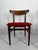 Original pair of Danish chairs crafted from teak, dating from the 1960s. Their lightweight construction, slender tapered...