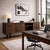 1970s Mid-Century Walnut-Grain Laminate Credenza For Sale - Image 13 of 18