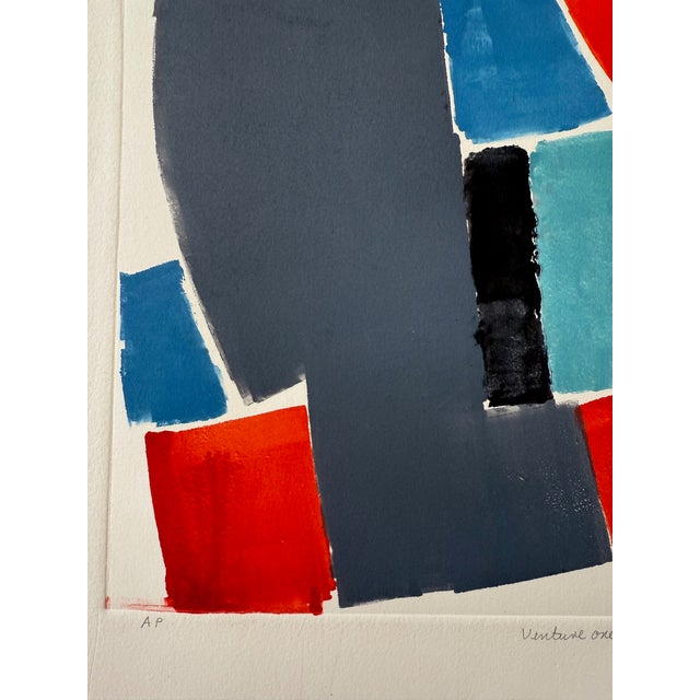 Late 20th Century "Venture One", Stanley J. Krupa, Original Artist Proof Print, Signed, Titled, and Marked “Ap” For Sale - Image 17 of 17