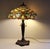 Wonderful Art Nouveau Tiffany-Style Lead Shade Lamp For Sale - Image 12 of 16