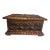 Vintage Hand-Carved Floral Wooden Chest For Sale