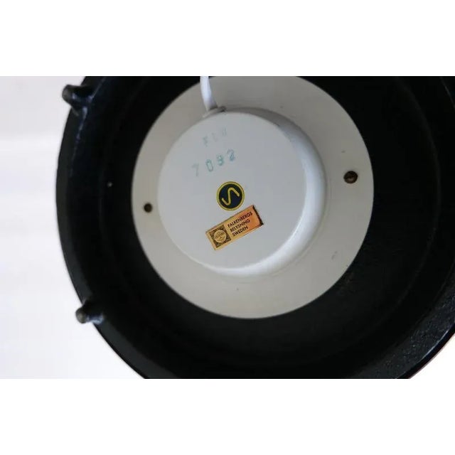 Mid-Century Modern Brass and Brown Leather Floor Lamp from Falkenbergs Belysning, Sweden, 1960s For Sale - Image 17 of 18