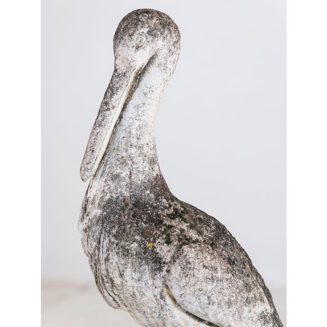 Reconstituted Heron or Crane Sculpture, French 1950s–60s For Sale - Image 4 of 11