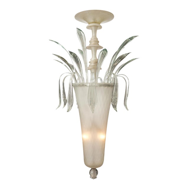 Italian Vintage Murano Glass Chandelier For Sale