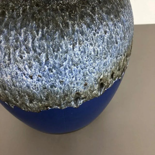 Large Pottery Fat Lava Multicolor 286-42 Vase Made from Scheurich, 1970s For Sale - Image 9 of 14