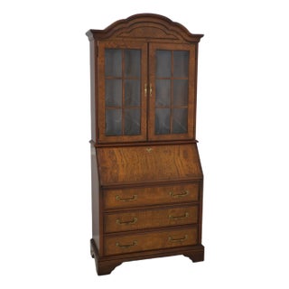 Jasper Cabinet Burl Wood Secretary Desk For Sale