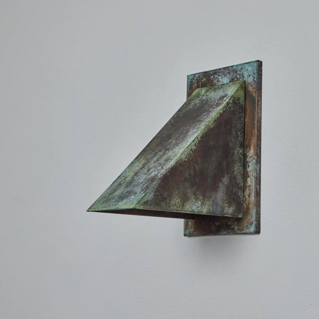 Metal Jonas Bohlin 'Oxid' Darkly Patinated Outdoor Wall Light for Örsjö For Sale - Image 7 of 12