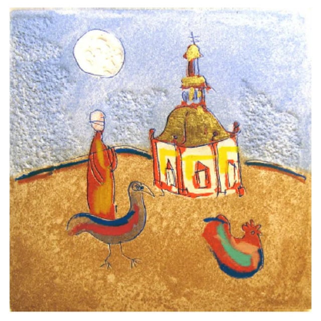 Tonino Guerra, Azzurra II, Radierung For Sale