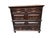 Brown Jacobean Chest of Drawers in Oak ca.1690 with Brass Escutcheons and Drop Handles For Sale - Image 8 of 8