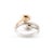 Effy Canare 18k Two Tone Gold White & Yellow Gold 0.75ctw Diamond Cocktail Ring For Sale In Houston - Image 6 of 9