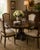 A beautifully crafted vintage Mastercraft dining table, likely late 1960s to 1970s, showcasing the rich character and...