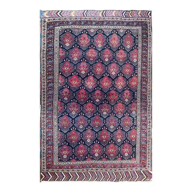 Antique Persian Afshar Rug For Sale