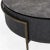 Black & Grey Round Coffee Table For Sale - Image 4 of 5