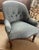 Mid 20th Century Attributed Holland and Sons Slipper Chair in Robert Kime Fabric For Sale - Image 4 of 5