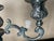Victorian Mid 20th Century Silver Plate Single 3 Light Candelabra Candle Holder For Sale - Image 3 of 11