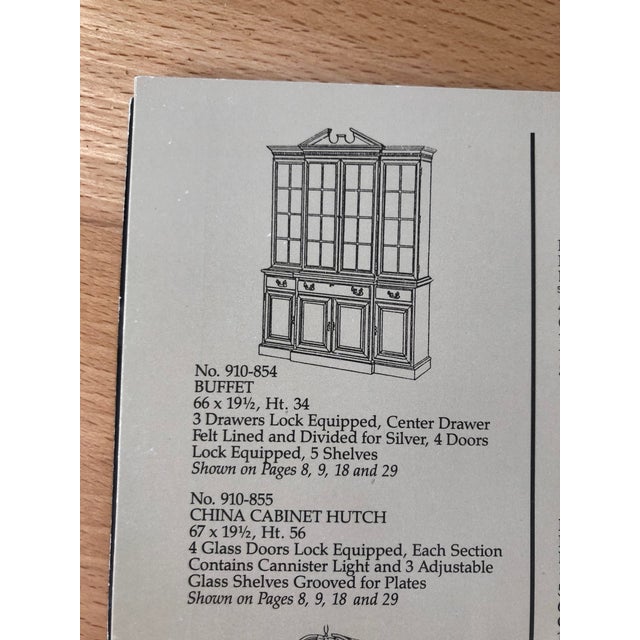 Chippendale China Cabinet Hutch Solid Mahogany For Sale - Image 9 of 13