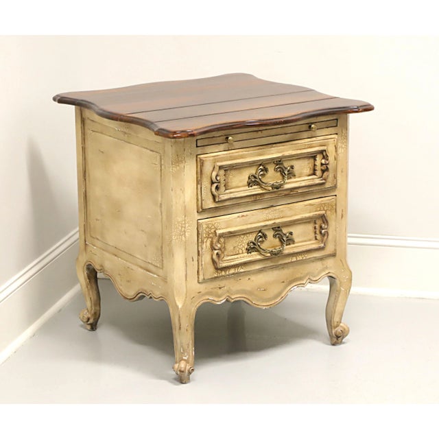 Late 20th Century French Country Style Plank Top Nightstand For Sale - Image 10 of 10