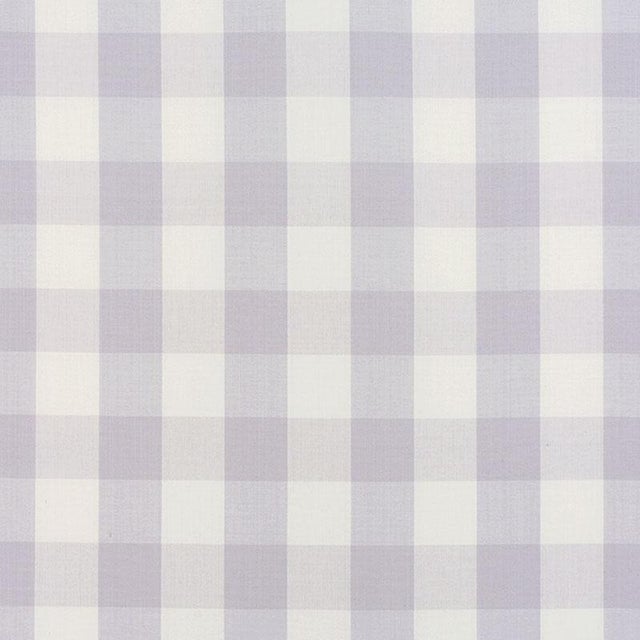 Contemporary Sample - Schumacher Camden Cotton Check Fabric in Lilac For Sale - Image 3 of 3