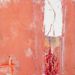 Ron Ehrlich Expressionist Composition Mixed-Media Painting, 2001 For Sale