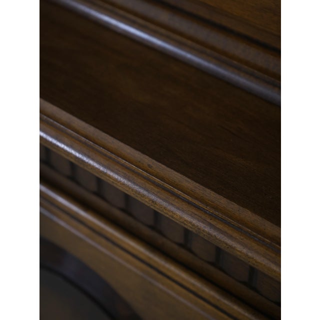 Ethan Allen Maple 2 Door China Cabinet For Sale - Image 15 of 18