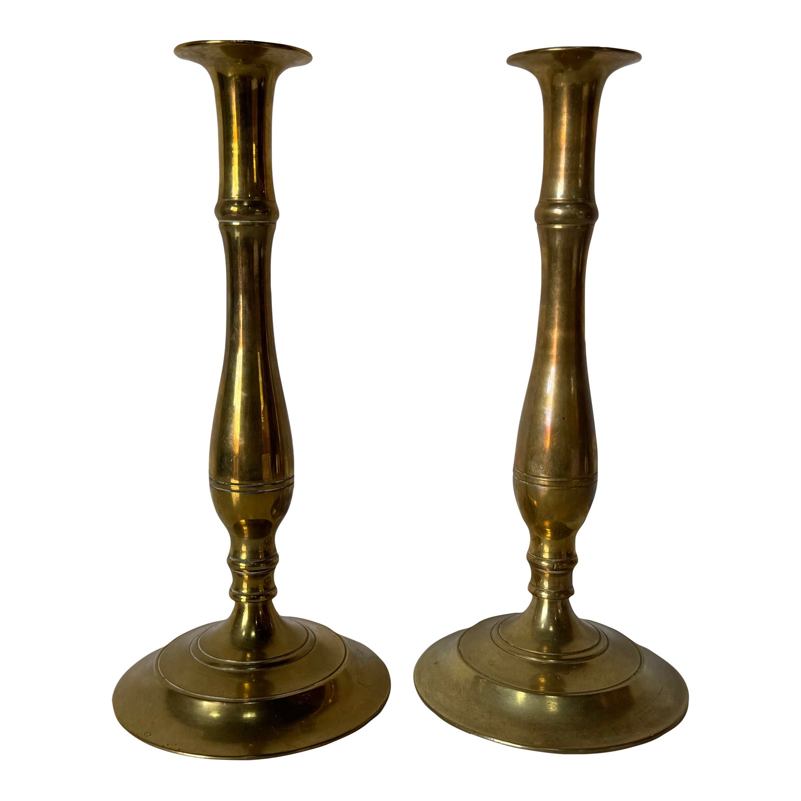 Solid Brass Candle Holders