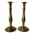 Vintage Solid Brass Candle Holders – A Pair For Sale