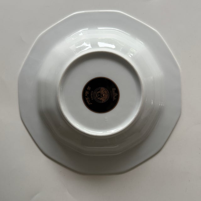 Postmodern Le Roi Soleil Rim Soup Plate by Versace for Rosenthal, 1990s For Sale - Image 3 of 6