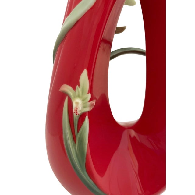 Franz Faber Cymbidum Vase Fz03036 Happy Shen Yong 2013 Privilege Club For Sale - Image 4 of 8