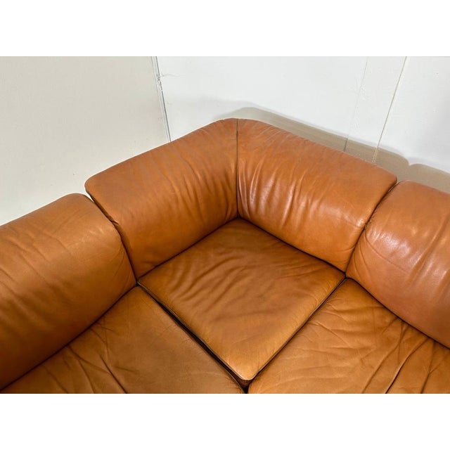 Modular Leather Sofa from Wittmann, Set of 5 For Sale - Image 15 of 17