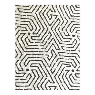 China Seas Maze Choc Brown on Tint Fabric For Sale