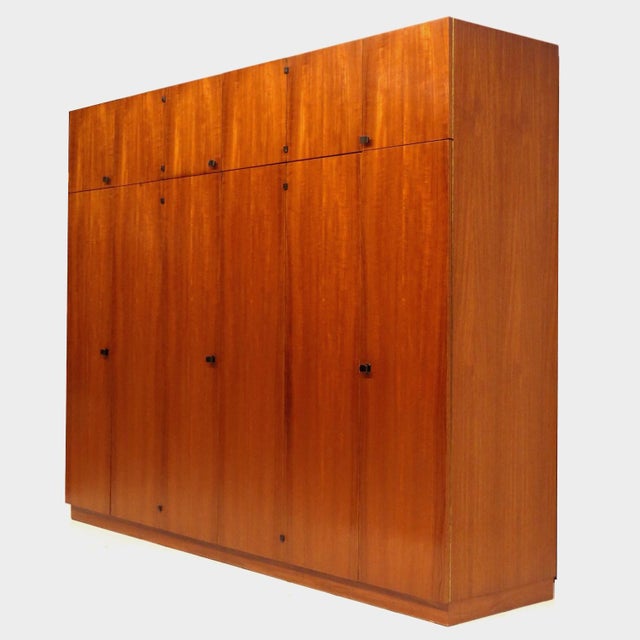 Large Mid-Century Modern Wardrobe in Teak, 1960s For Sale - Image 9 of 10
