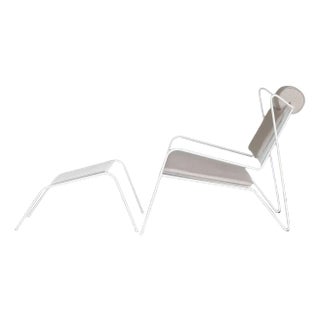 Set of Capri Easy Chair with Ottoman by Stefania Andorlini & Bernhard Mende For Sale