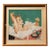 1950s Robert Patterson Original Framed Patterson Pin-Up Girl in Bath Painting; Signed For Sale