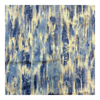 P. Kaufmann Abstract Paint Strokes Cotton Fabric- 4.5 Yards For Sale