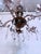 1950s Decorative Black and Bronze Chandelier For Sale - Image 4 of 10