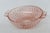 Art Deco 1930s Anchor Hocking Queen Mary Small Handled Serving Bowl Pink Depression Glass For Sale - Image 3 of 13