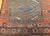 Antique Caucasian Karabagh Area Rug, Hand-Knotted Wool, Geometric Design, Ivory & Blue, 5x8 For Sale - Image 12 of 17