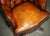 Vintage Tufted Leather Chesterfield Captain's Desk Chair For Sale - Image 6 of 18
