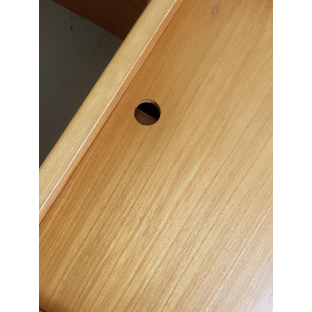 Mid-Century String Shelf and Cupboard in Gold Ash by Nisse and Kajsa Strinning, Sweden, 1960s For Sale - Image 14 of 18