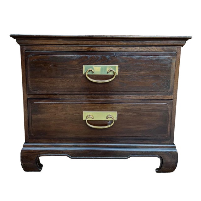 1980s Davis Cabinet Furniture Co. Bedroom Furniture Set Solid Wood - Set of 3 For Sale - Image 9 of 10