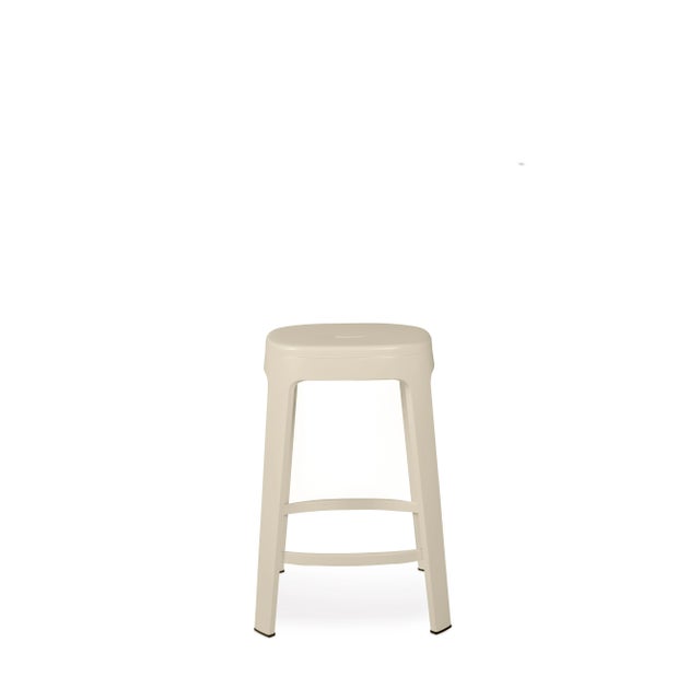 Contemporary RS Barcelona Ombra Indoor/Outdoor Counter Stool, Grey For Sale - Image 3 of 3