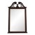 Henkel Harris Mahogany Broken Arch Wall Mirror For Sale