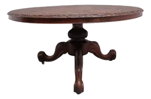 19th Century Walnut & Marquetry Centre Table