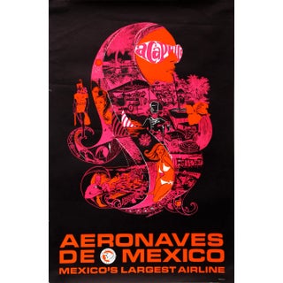 Aeronaves De Mexico - Acapulco, Bob Bride Poster For Sale