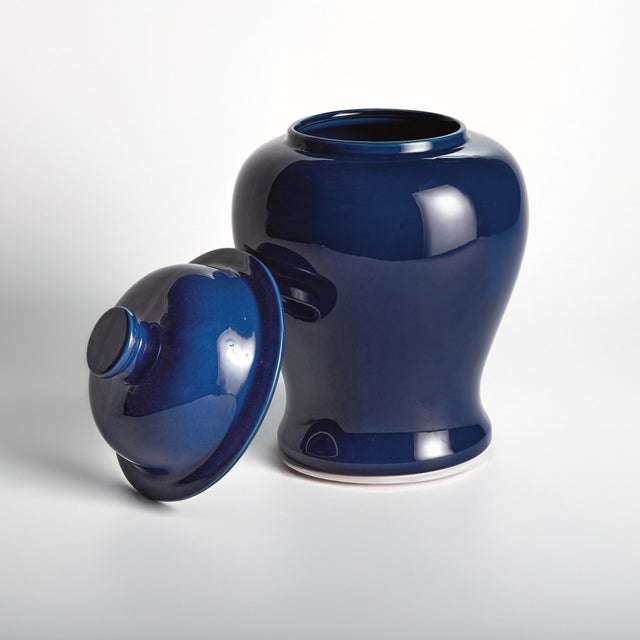 Contemporary Koa Wide Lidded Ginger Jar Small For Sale - Image 3 of 5