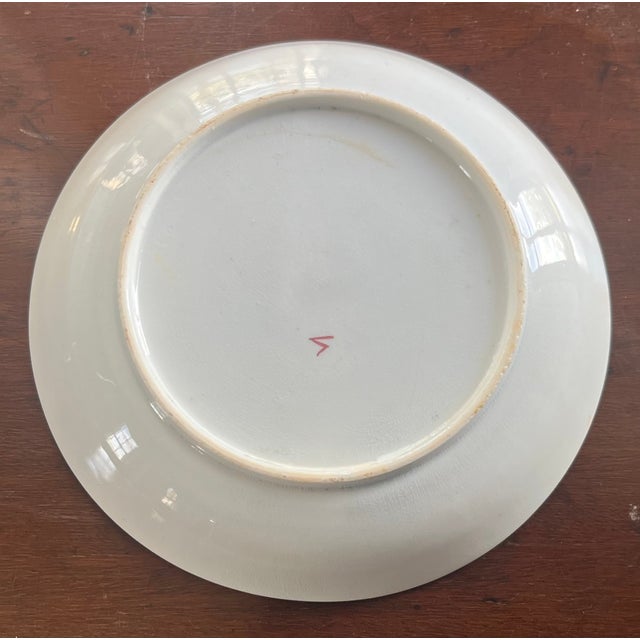 Antique 19th C. English Regency Pink Luster Porcelain Tea Cup & Saucer With Prosperity Crest 1810 For Sale - Image 12 of 12