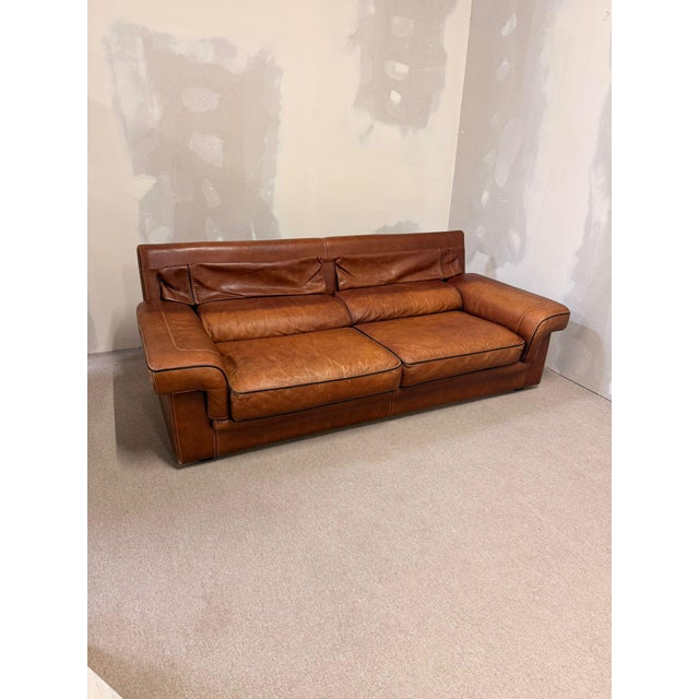 Vintage Leather Sofa by Josef Gobet, 1970s For Sale - Image 16 of 16