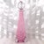 Pink and White Pyramid Shaped Perfume Bottle For Sale - Image 4 of 7