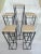 Mid 20th Century Modern Travertine and Metal Pedestals in the Manner of Paul Evans- 5 Pieces For Sale - Image 10 of 10